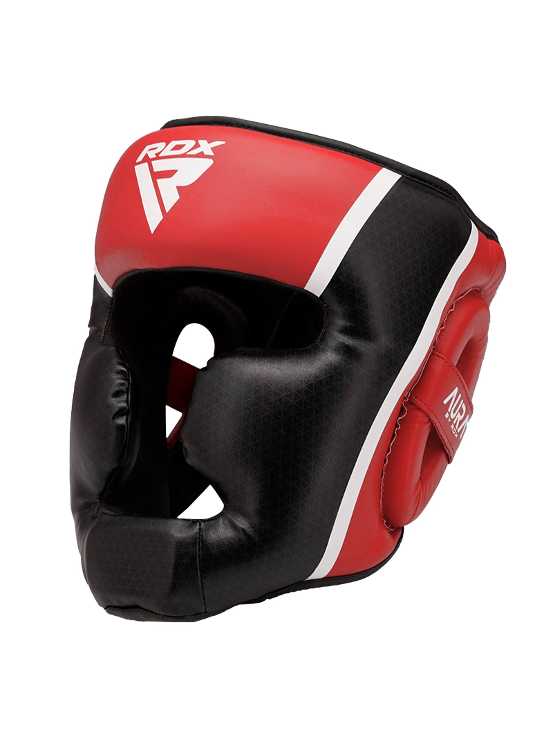 RDX Aura Plus T-17 Head Guard - Red/Black