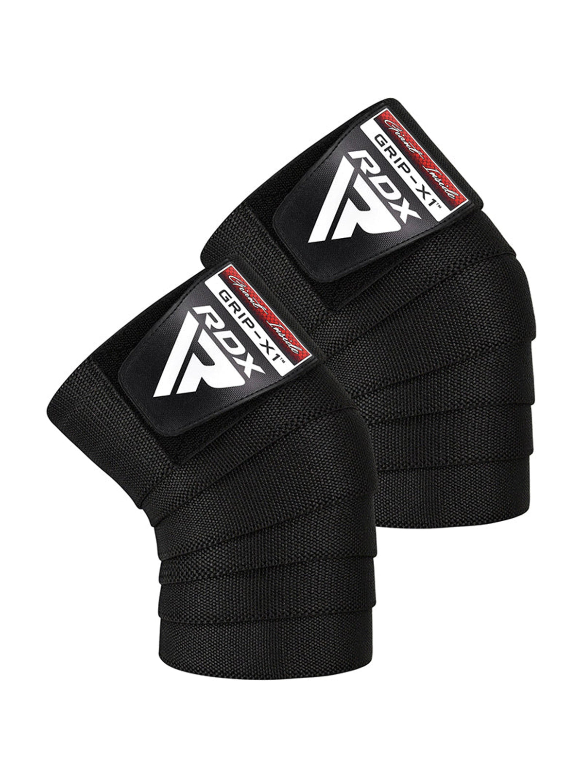 RDX K1FB IPL & USPA Approved Knee Wraps Black