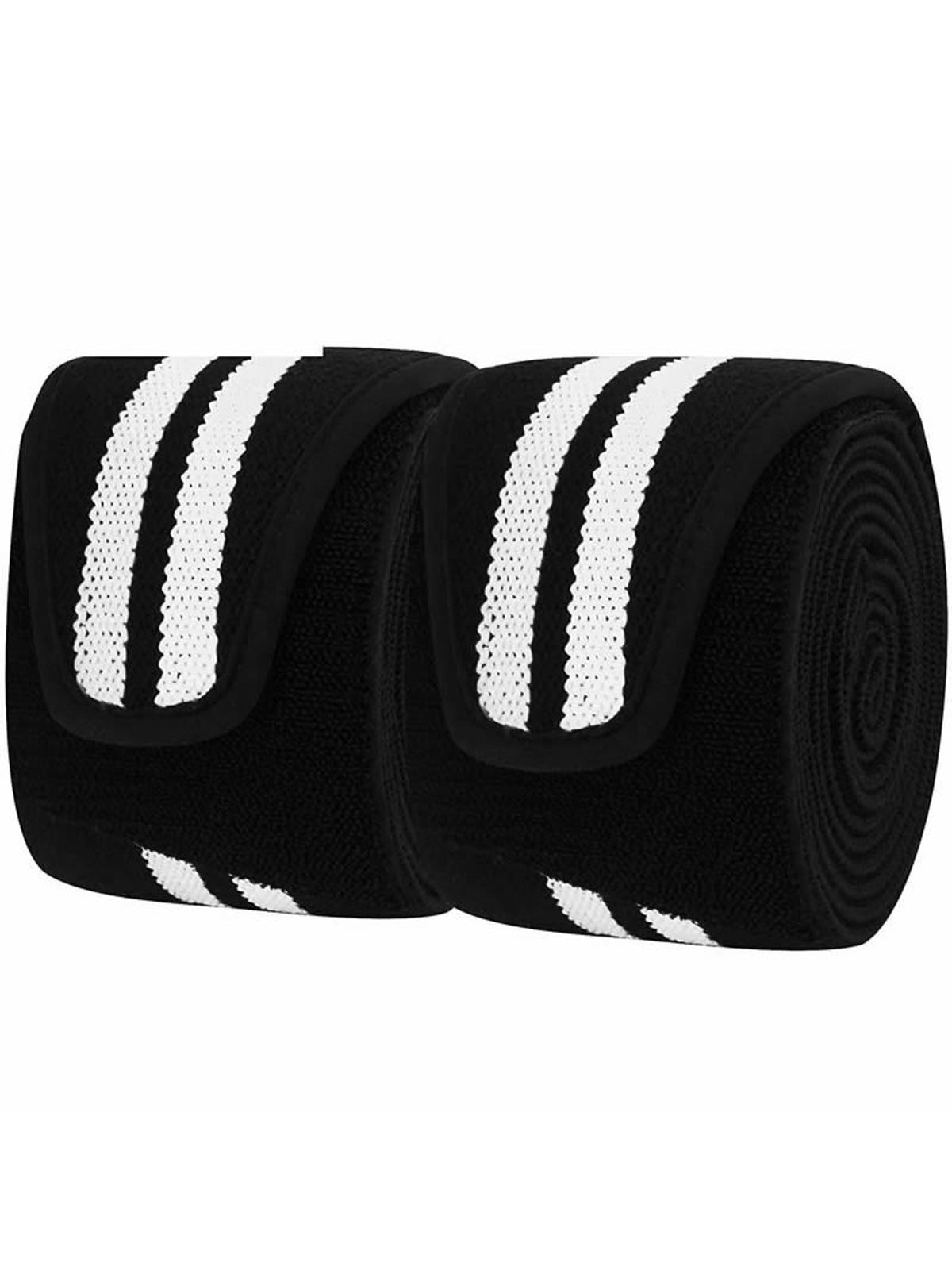 RDX K2 Compression Knee Wraps OEKO-TEX Standard 100 certified, black, image 4