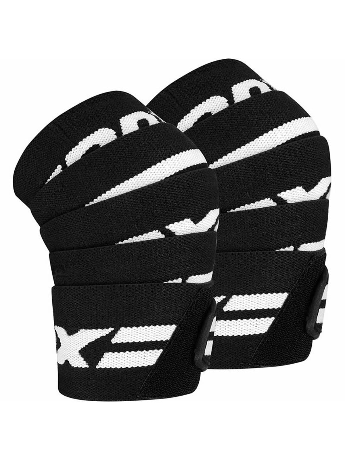 RDX K2 Compression Knee Wraps OEKO-TEX Standard 100 certified, black, main image