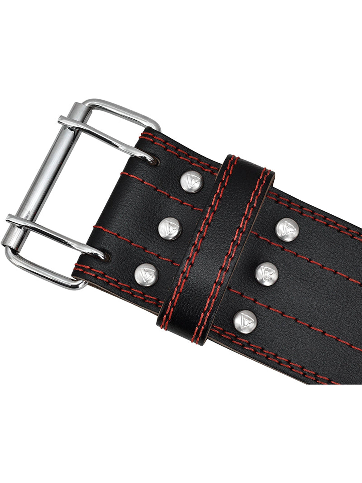 RDX RD1 Powerlifting Leather Gym Belt, red, image 3