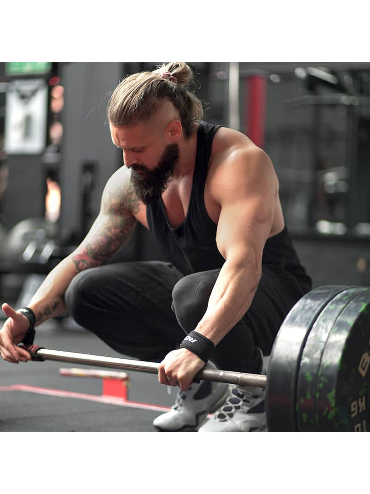 RDX S4 Weightlifting Wrist Straps, image 2