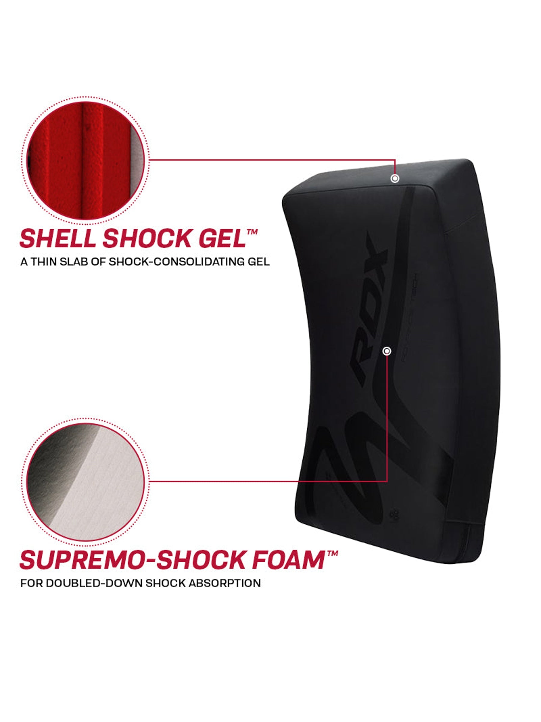 RDX T15 Noir Kick Shield - Black