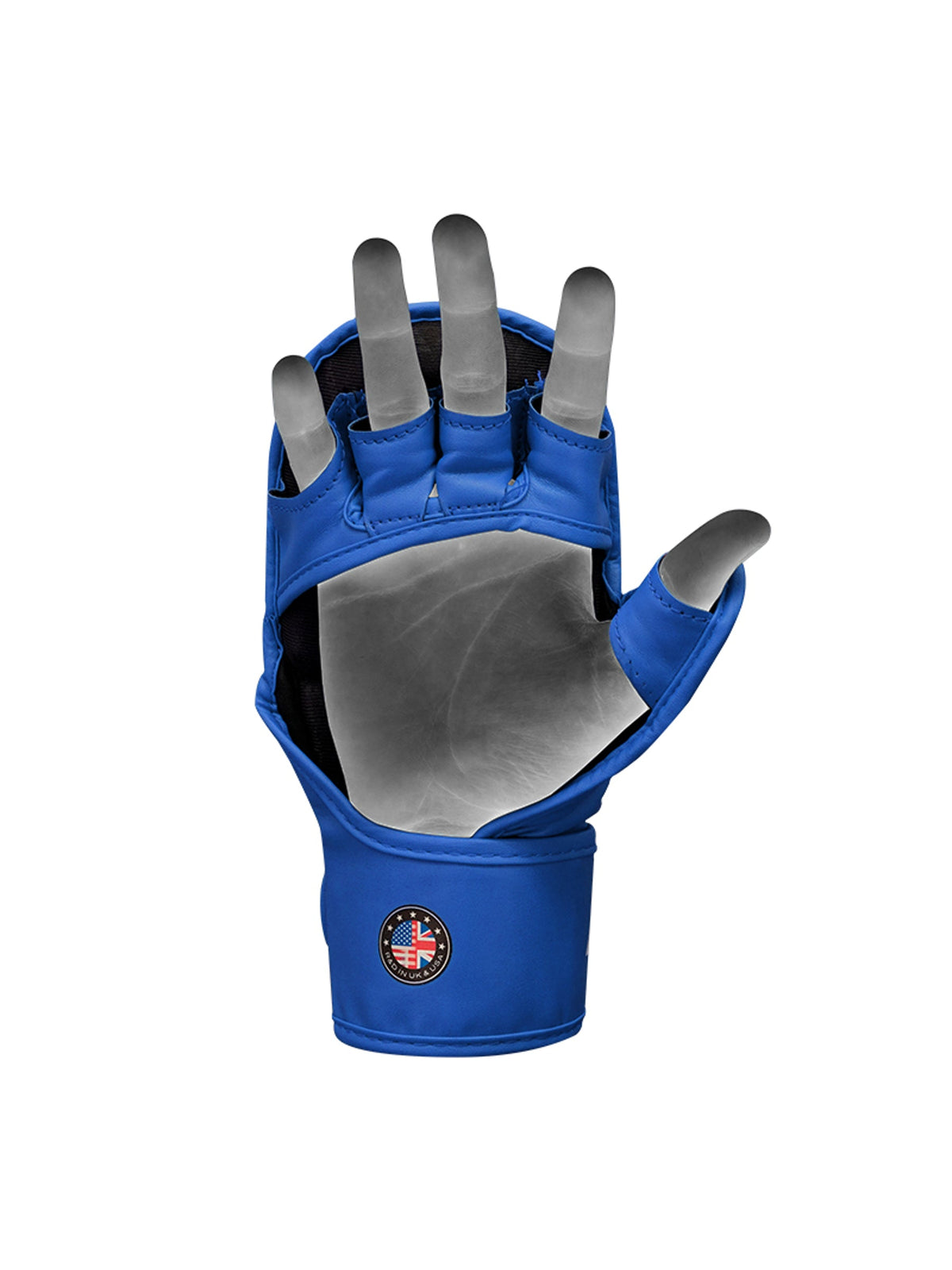 RDX Aura Plus T-17 Shooter Grappling Gloves - Blue/Black