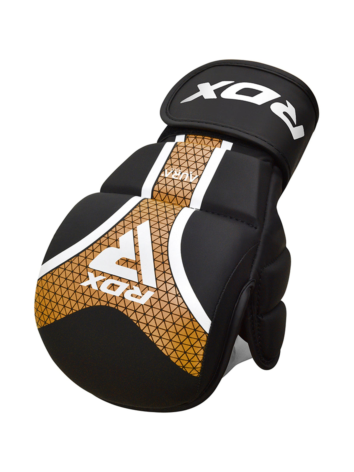 RDX Aura Plus T-17 Shooter Grappling Gloves - Black/Gold