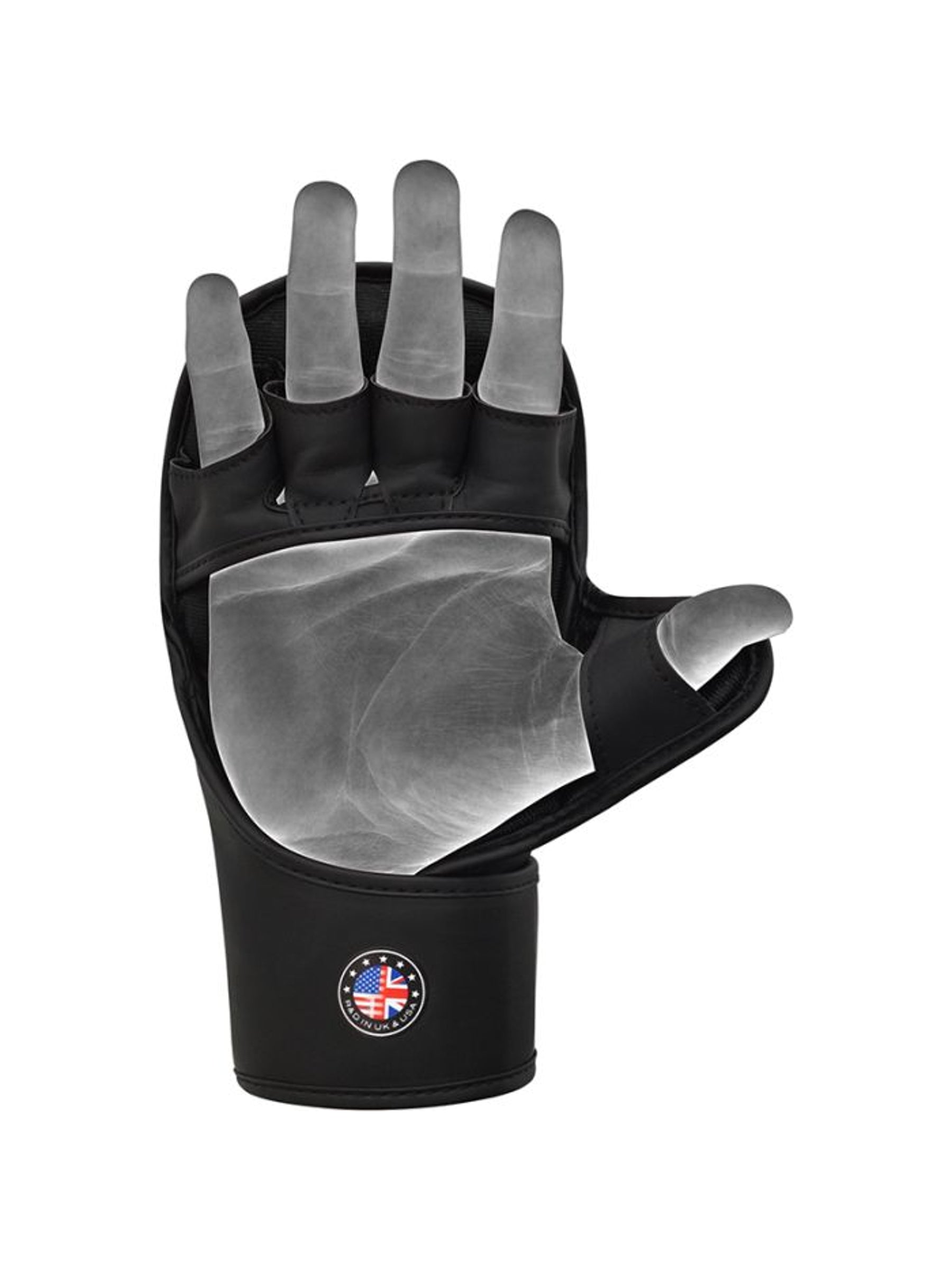 RDX Aura Plus T-17 Shooter Grappling Gloves - Black/Gold