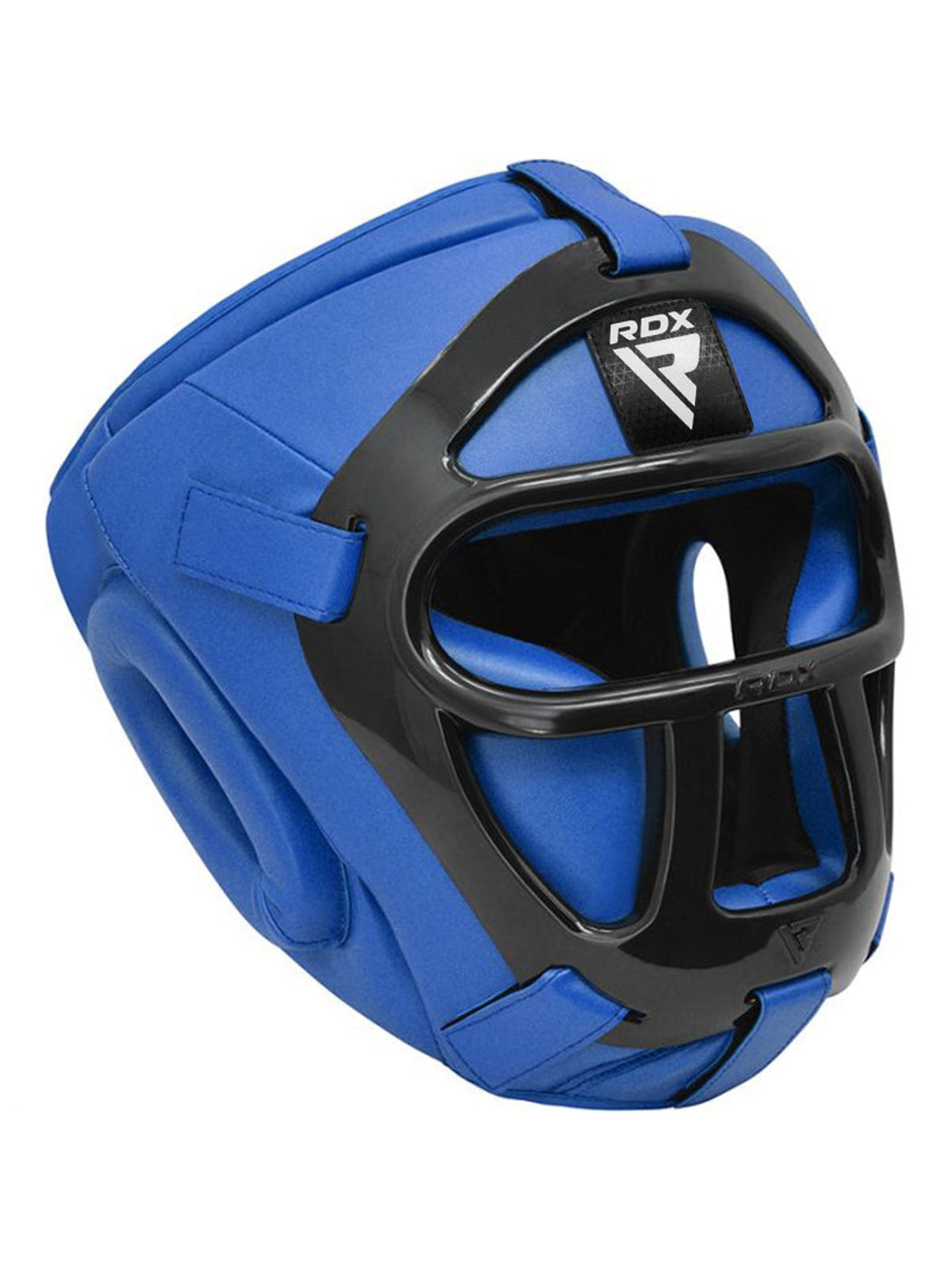 RDX T1 Head Guard with Removable Face Cage – Blue