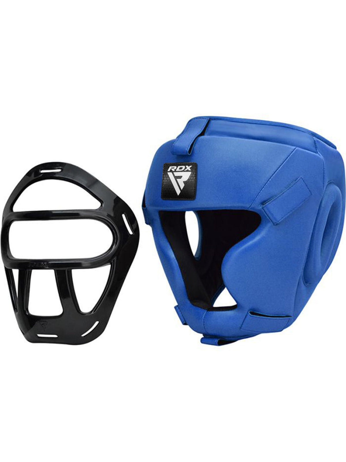 RDX T1 Head Guard with Removable Face Cage – Blue