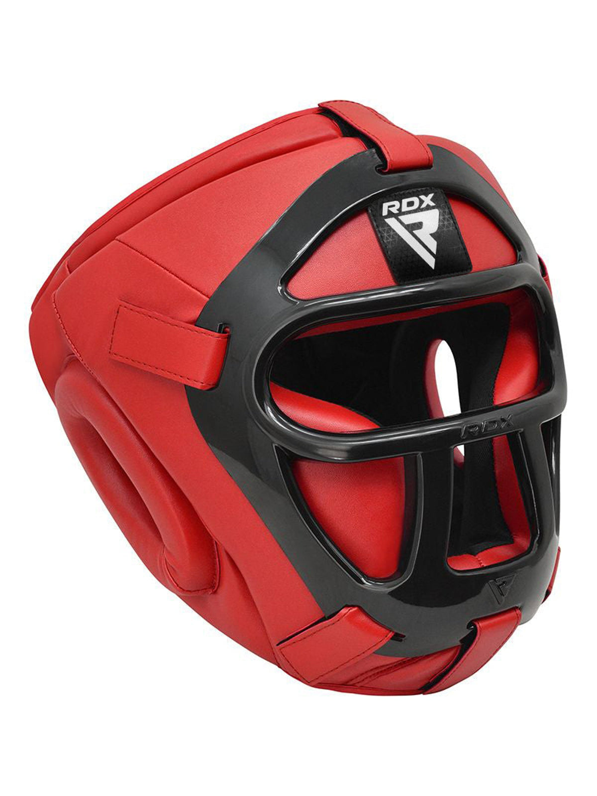 RDX T1 Head Guard with Removable Face Cage – Red