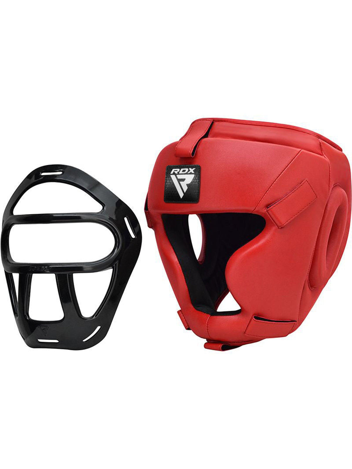 RDX T1 Head Guard with Removable Face Cage – Red
