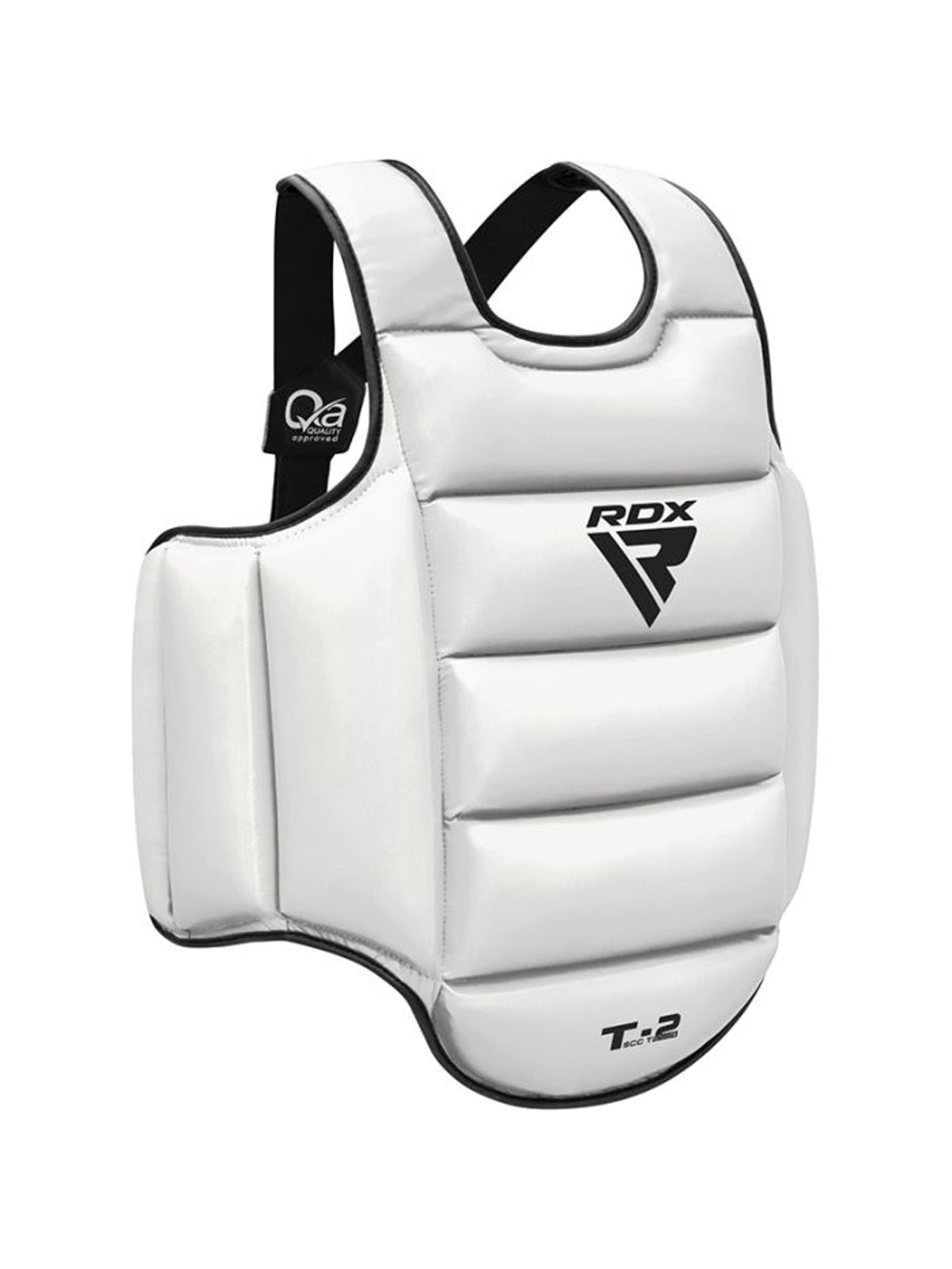 RDX T2 Karate Chest Guard - Black/White