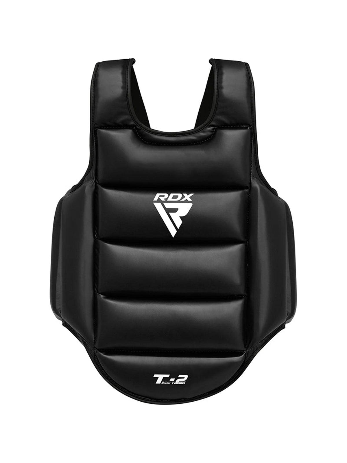 RDX T2 Karate Chest Guard - Black/White