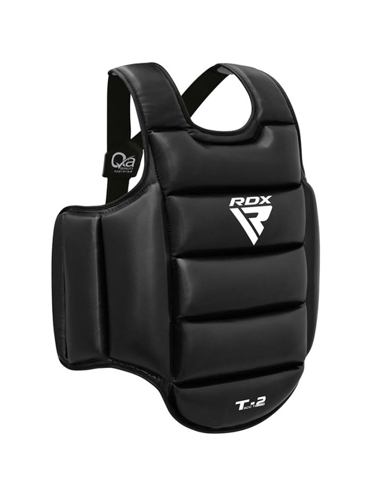 RDX T2 Karate Chest Guard - Black/White