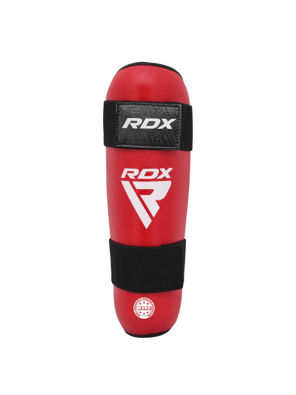 RDX WAKO Shin Guard T2 Kickboxing Shin Pads - Red