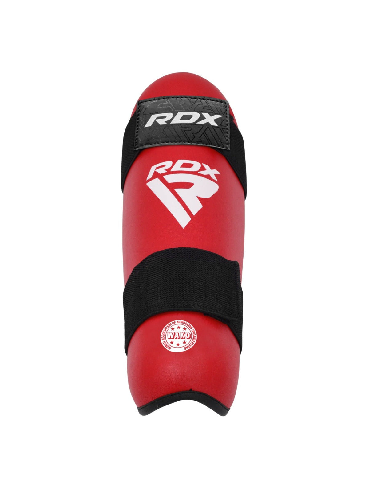 RDX WAKO Shin Guard T2 Kickboxing Shin Pads - Red
