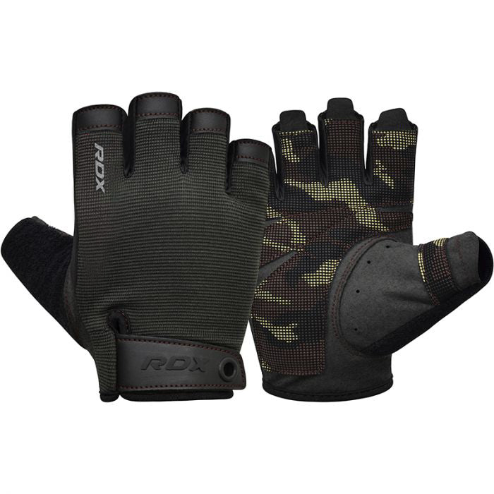RDX T2 Weightlifting Half Finger Gym Gloves