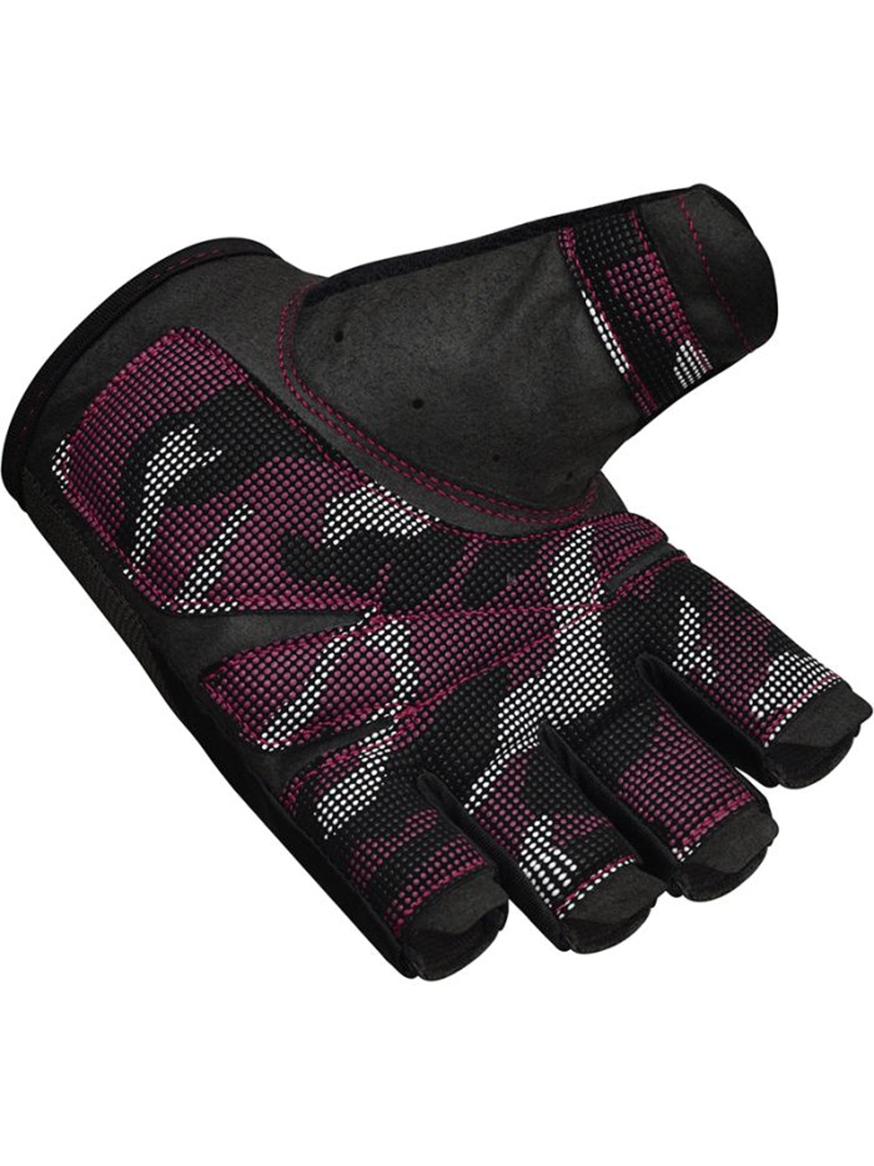 RDX T2 Weightlifting Half Finger Gym Gloves - Pink