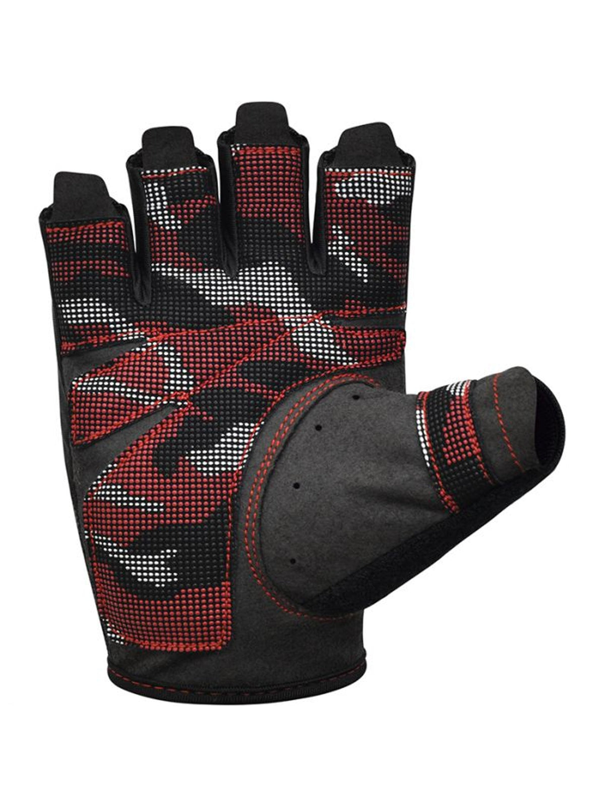RDX T2 Weightlifting Half Finger Gym Gloves - Red