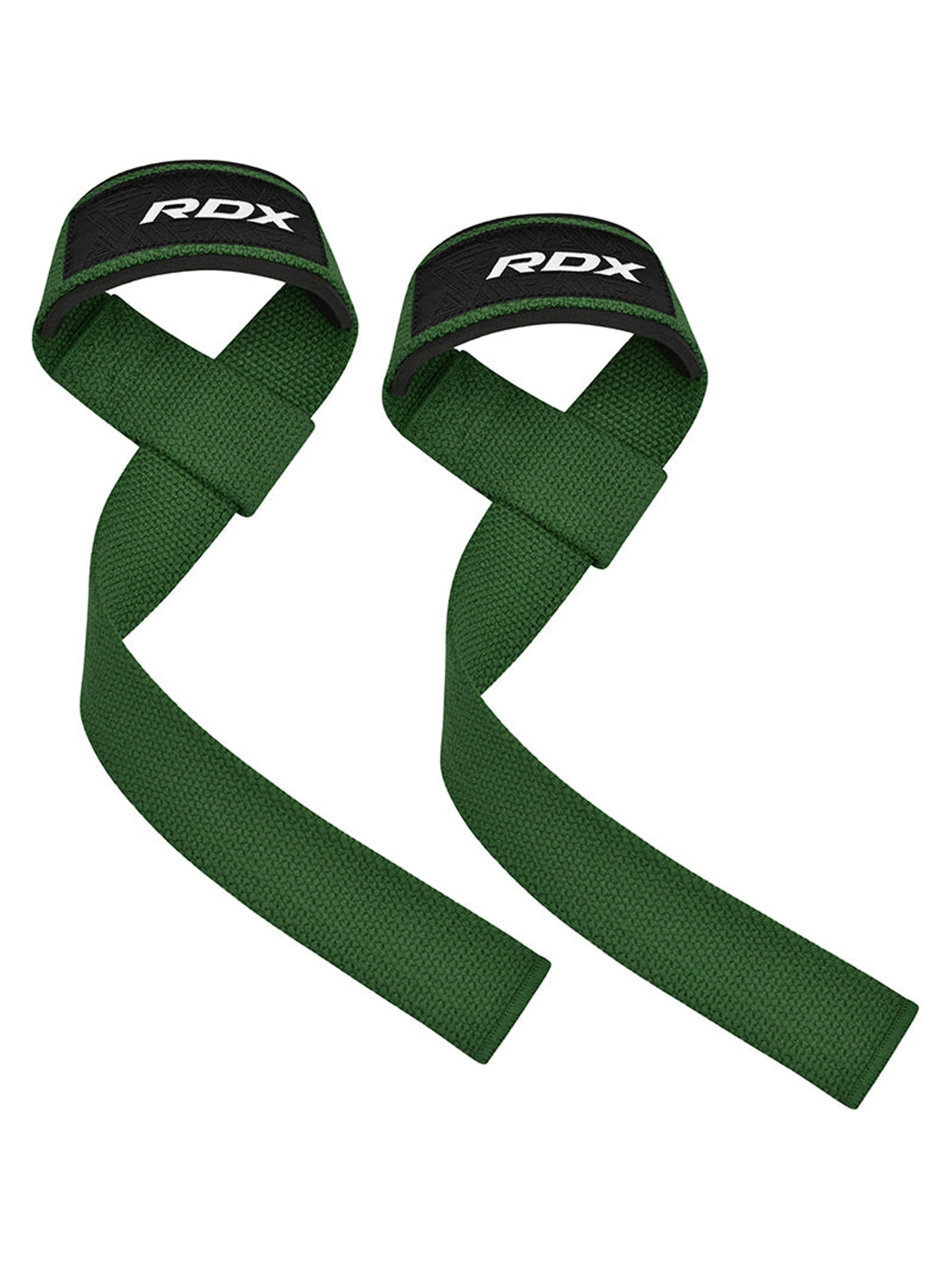 RDX W1 Weight Training Wrist Straps, army green, main image