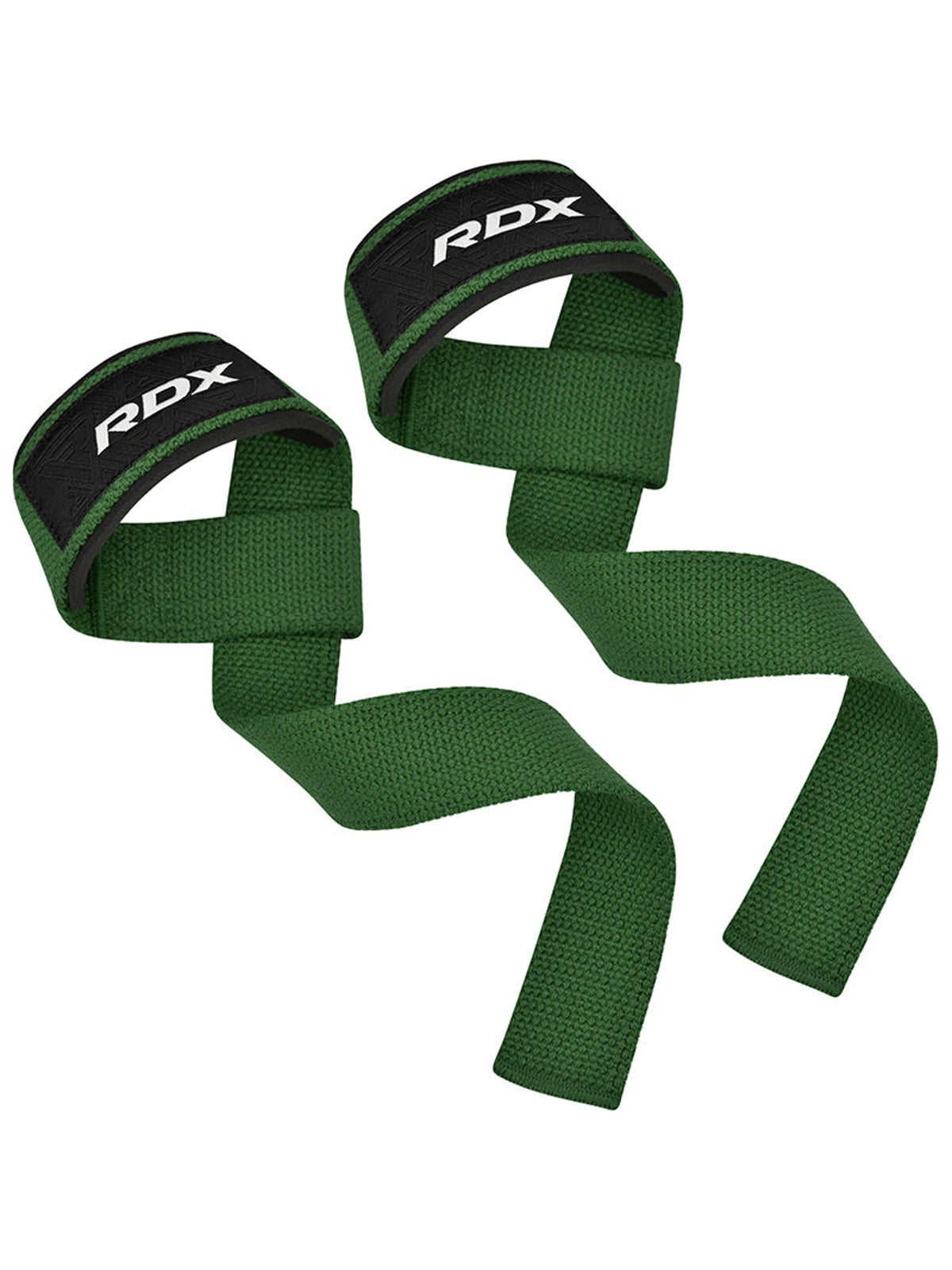 RDX W1 Weight Training Wrist Straps, army green, feature graphic