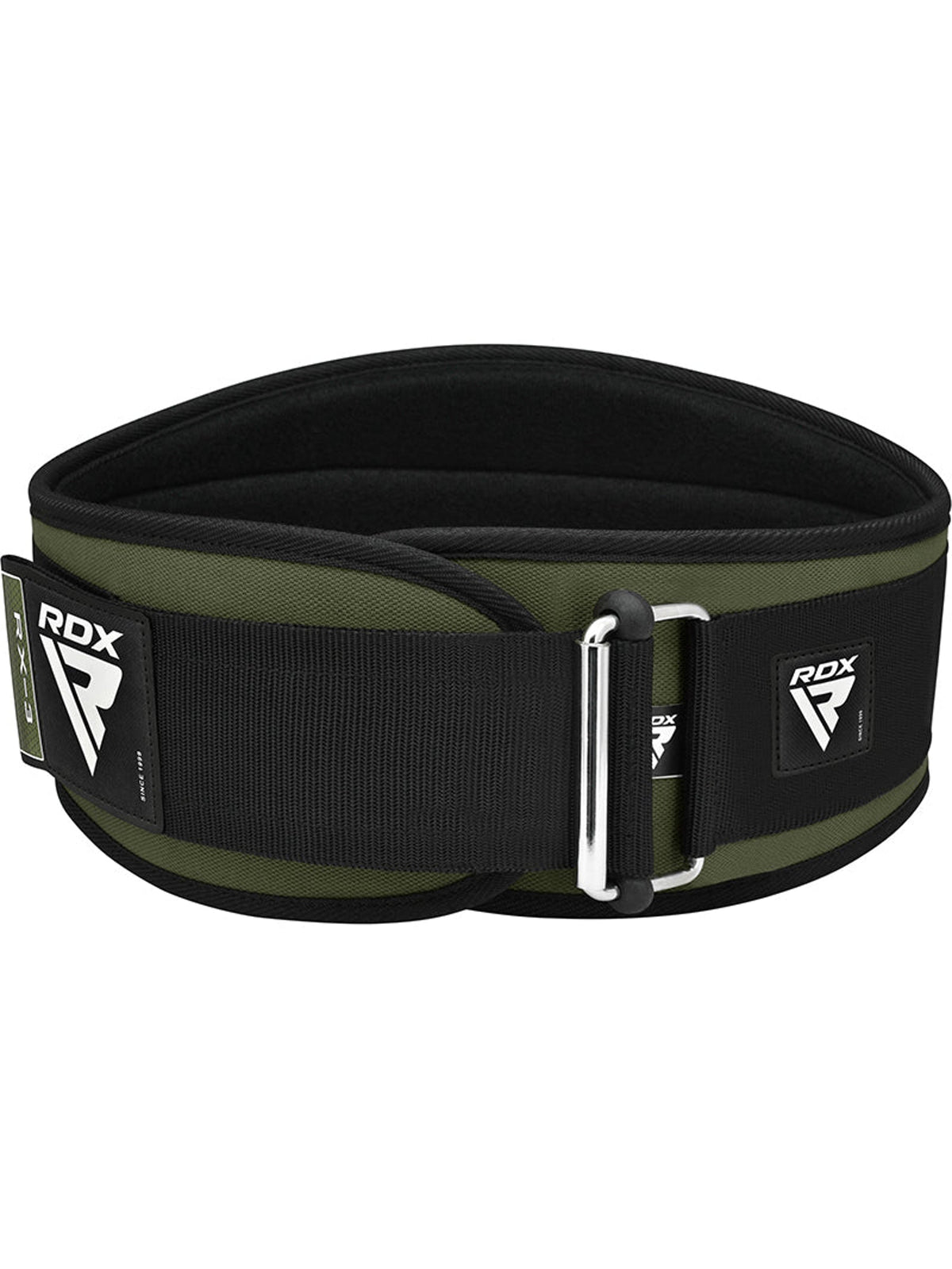 RDX X3 6-Inch Weightlifting Neoprene Gym Belt - Army Green