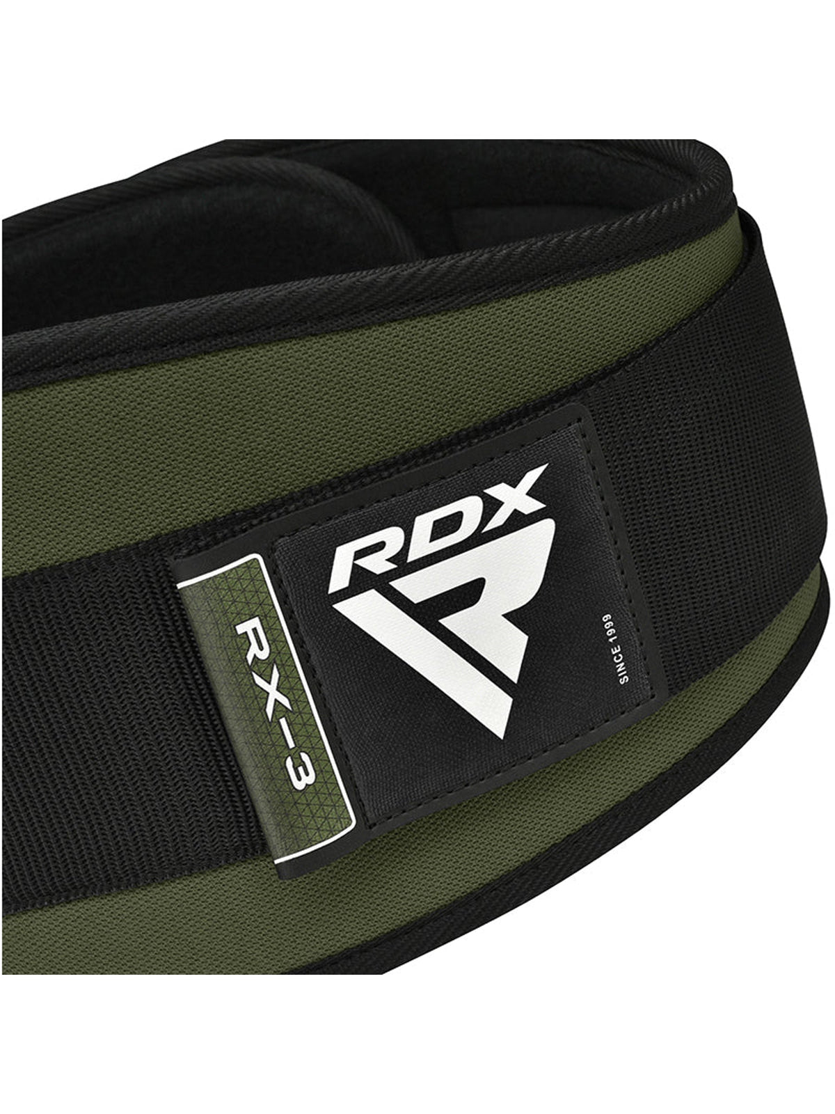 RDX X3 6-Inch Weightlifting Neoprene Gym Belt - Army Green
