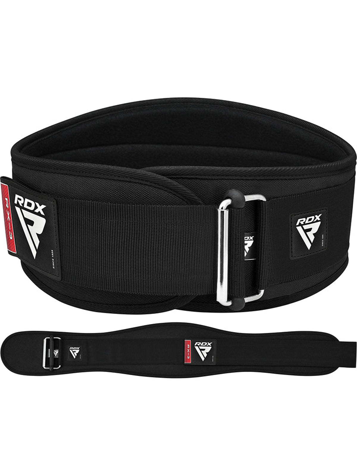 RDX X3 6-Inch Weightlifting Neoprene Gym Belt - Black