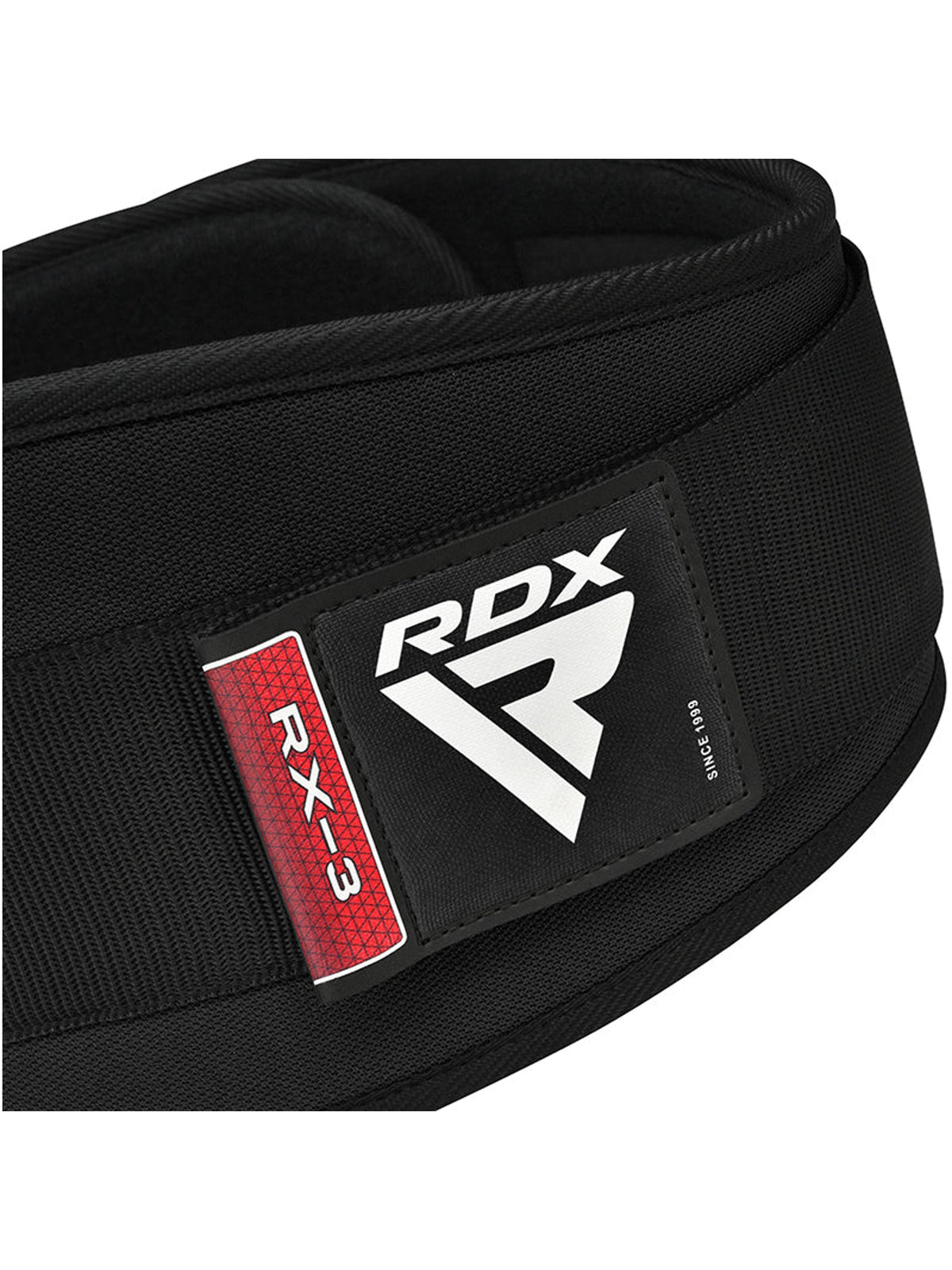 RDX X3 6-Inch Weightlifting Neoprene Gym Belt - Black