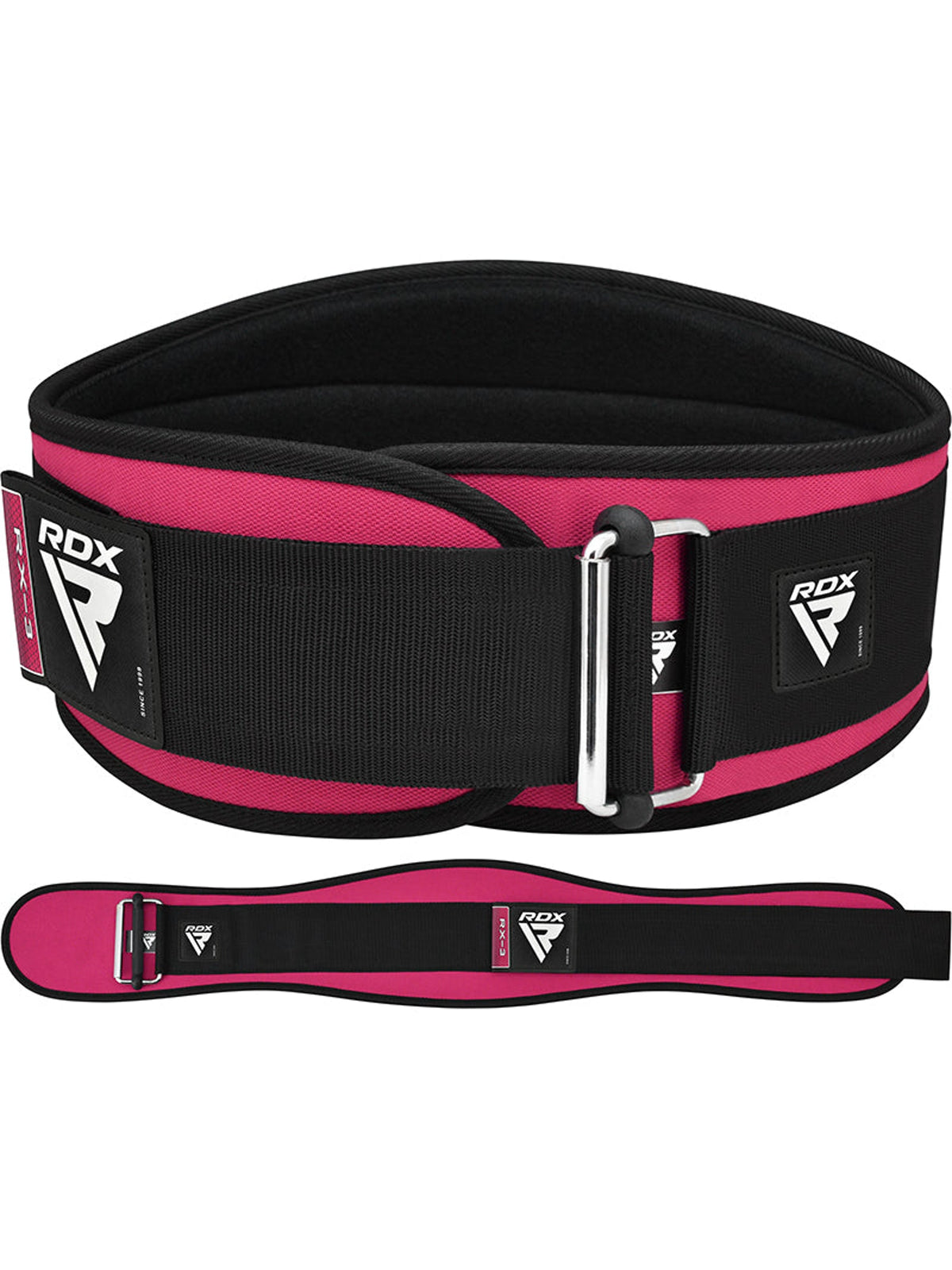 RDX X3 6-Inch Weightlifting Neoprene Gym Belt for Women - Sharp Pink