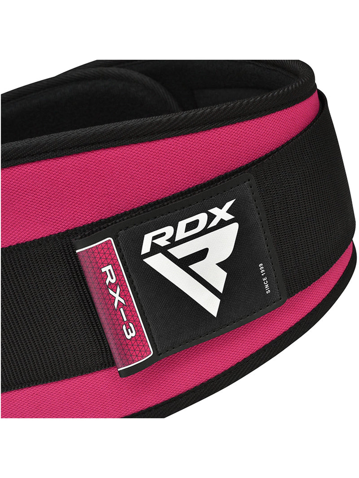 RDX X3 6-Inch Weightlifting Neoprene Gym Belt for Women - Sharp Pink