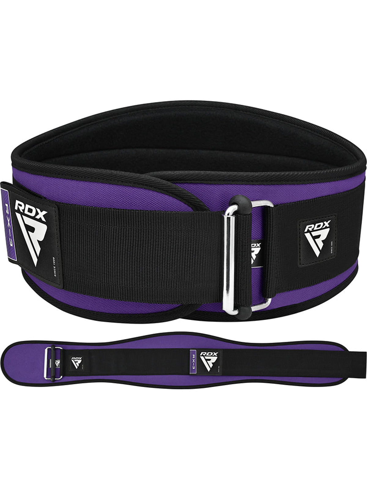 RDX X3 6-Inch Weightlifting Neoprene Gym Belt for Women - Purple