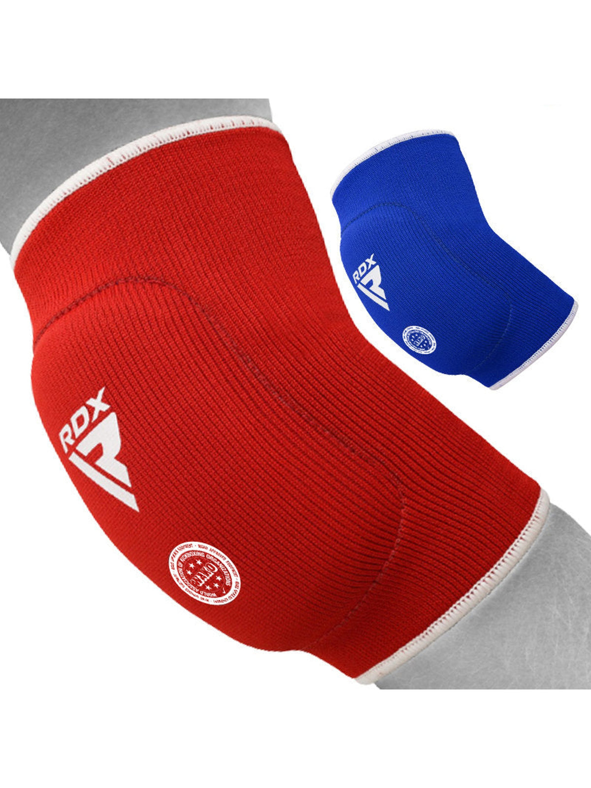 RDX WAKO Reversible Elbow Protector - Red/Blue