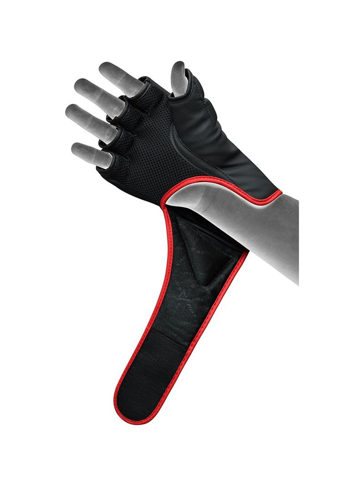 RDX F6 KARA MMA Grappling Gloves - Red