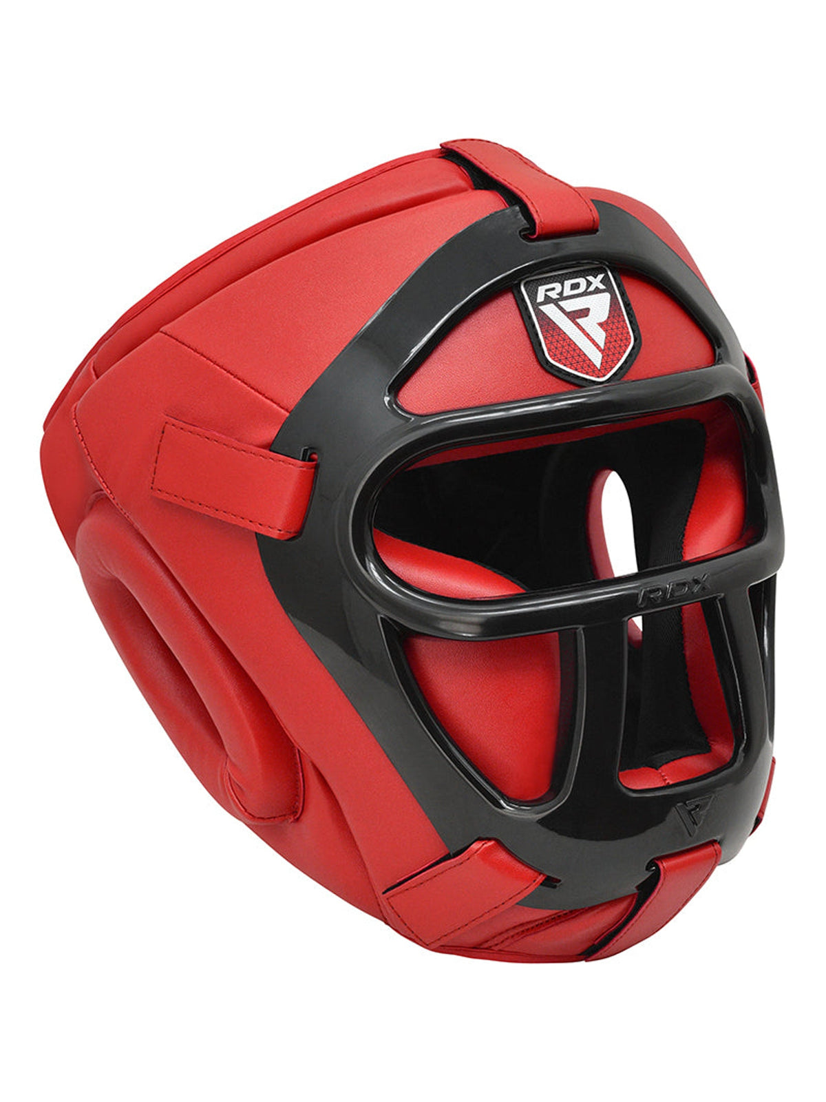 RDX T1 Head Guard with Removable Face Cage – Red