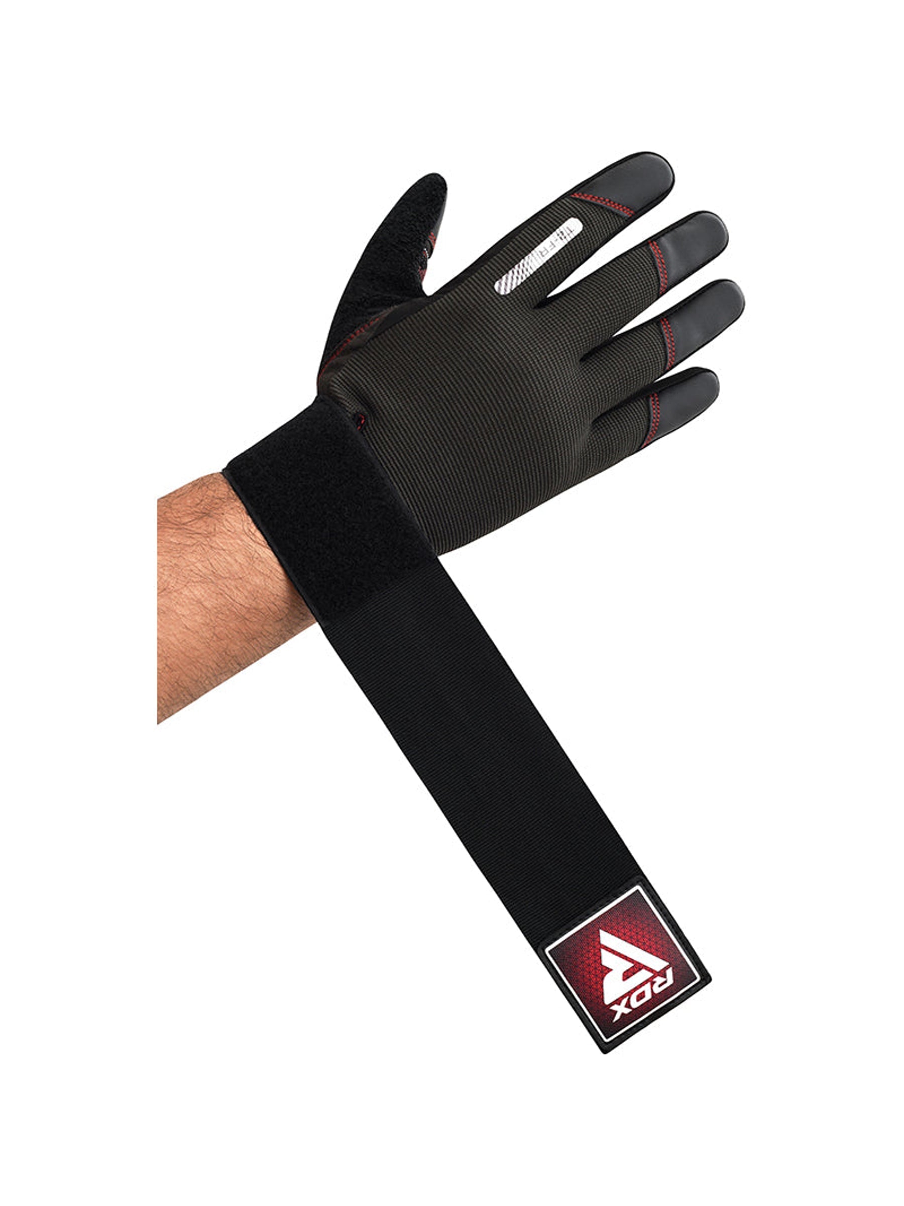 RDX T2 Touch Screen Friendly Full Finger Gym Gloves - Red