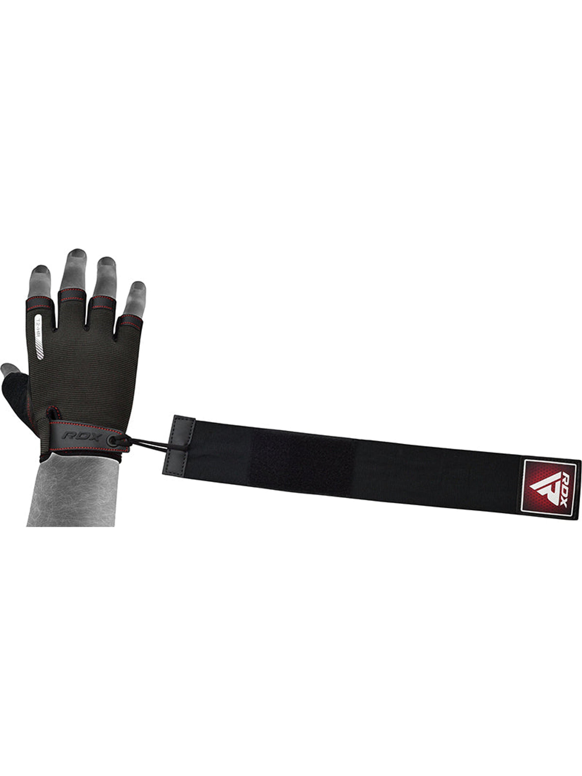 RDX T2 Weightlifting Gloves - Red
