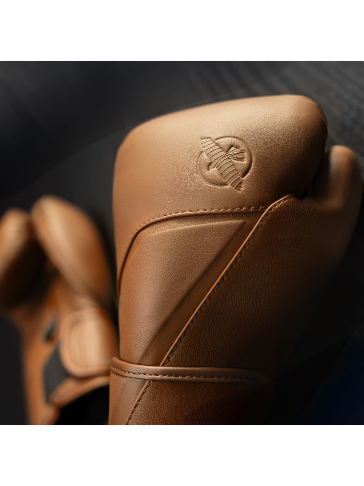 Hayabusa E1 Leather Boxing Gloves, sienna brown, image 4