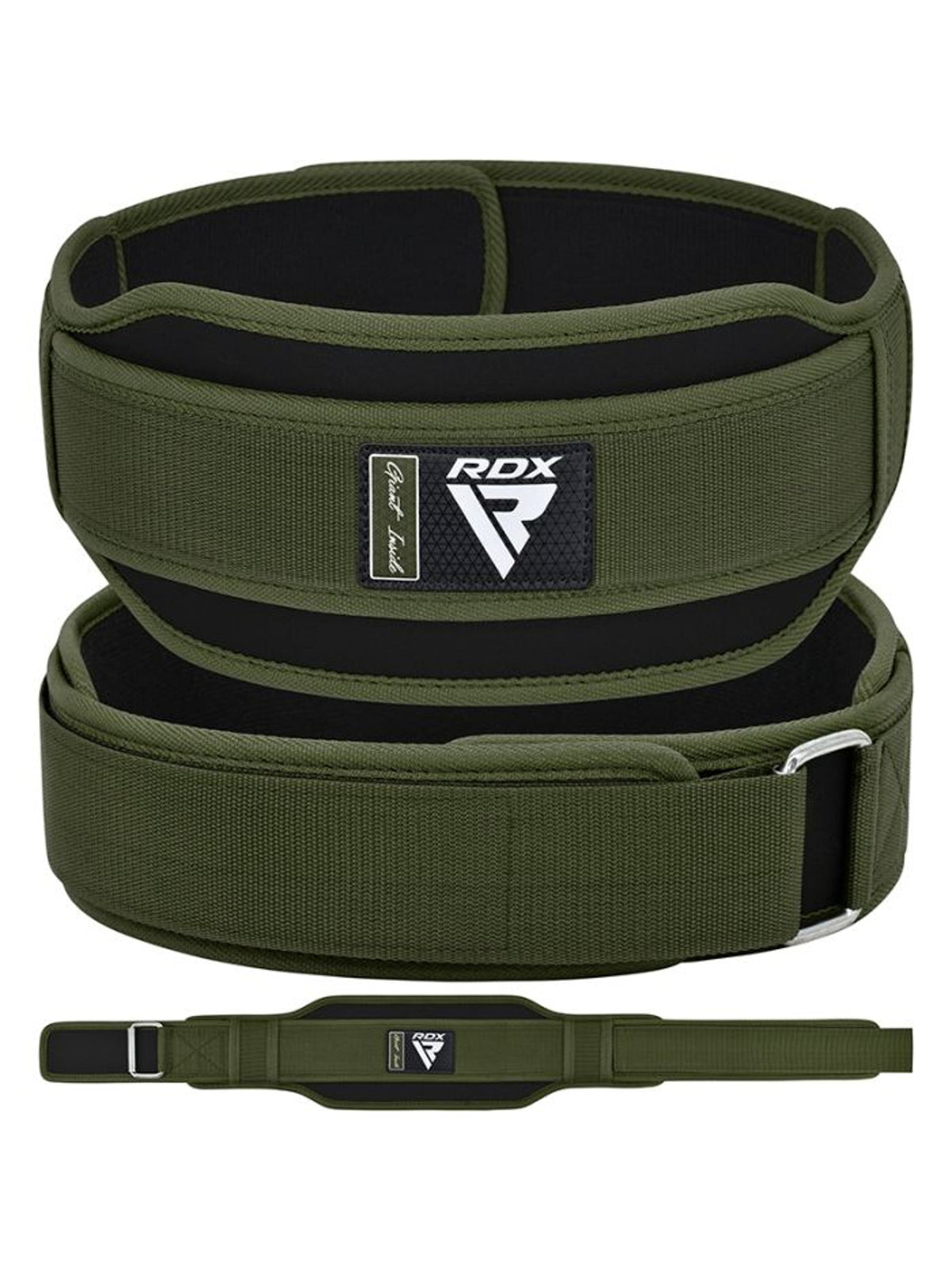 RDX RX5 Weightlifting Belt - Army Green