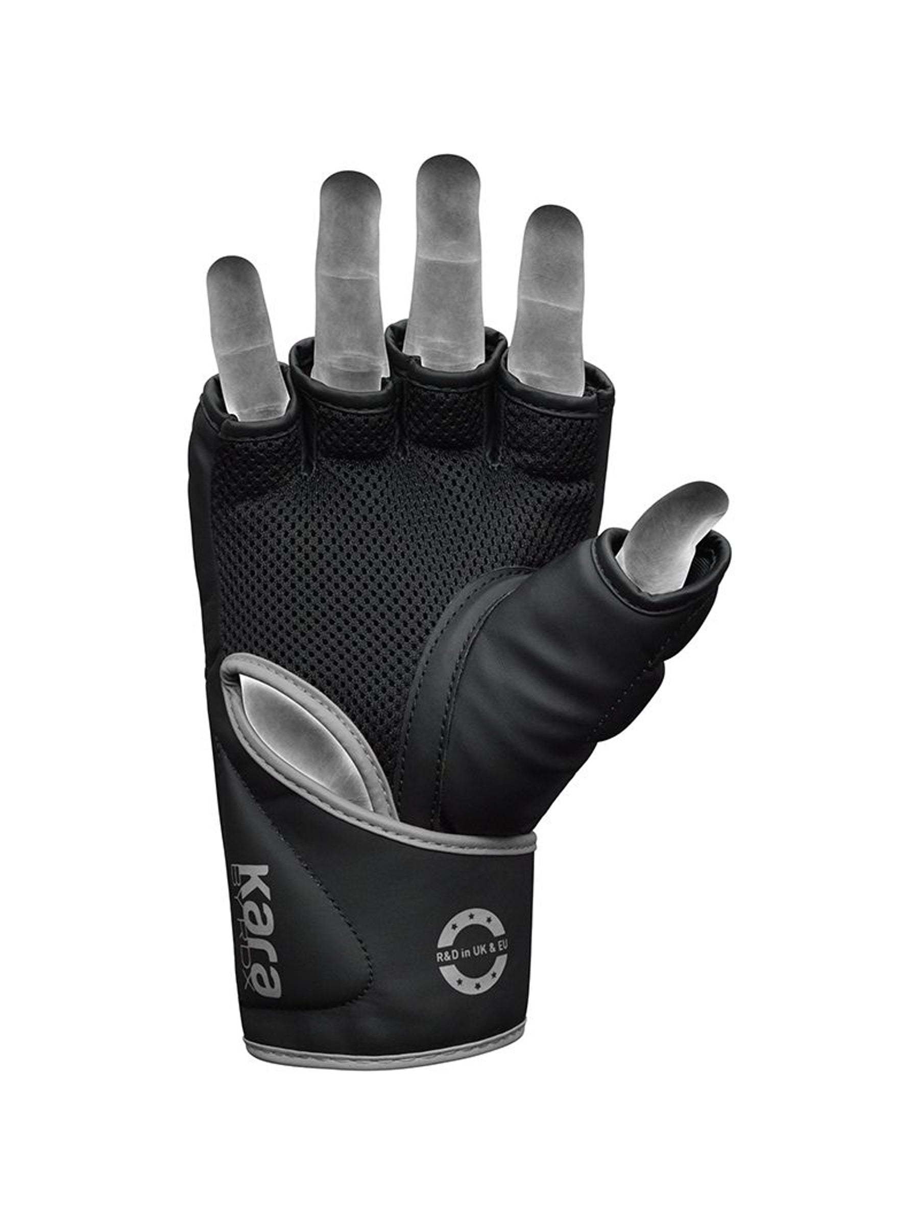 RDX F6 KARA MMA Grappling Gloves - Silver