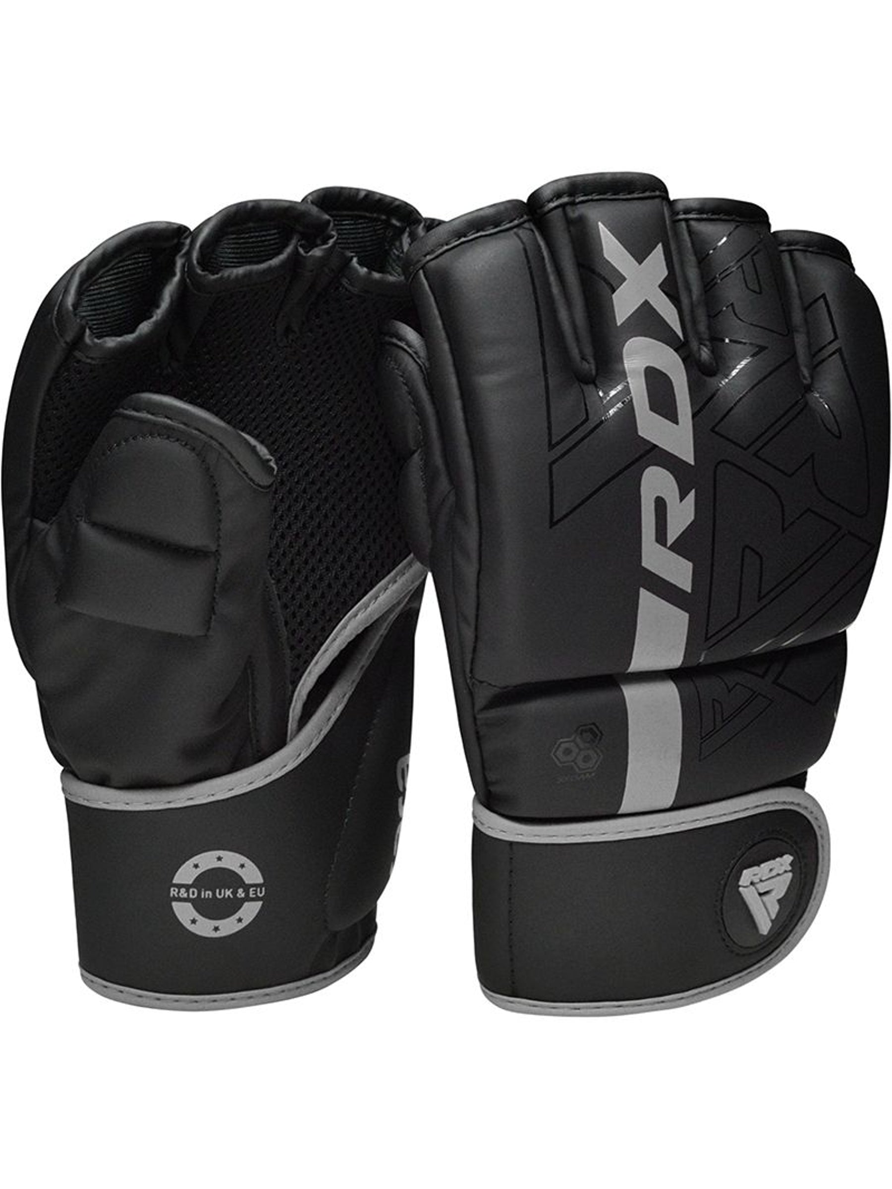 RDX F6 KARA MMA Grappling Gloves - Silver