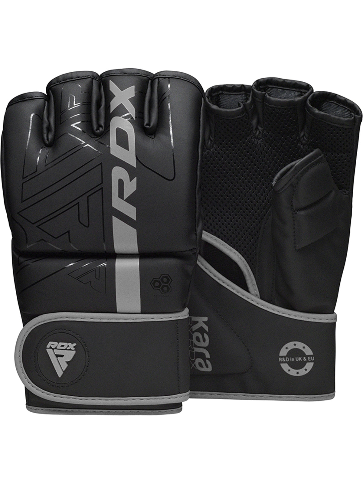 RDX F6 KARA MMA Grappling Gloves - Silver