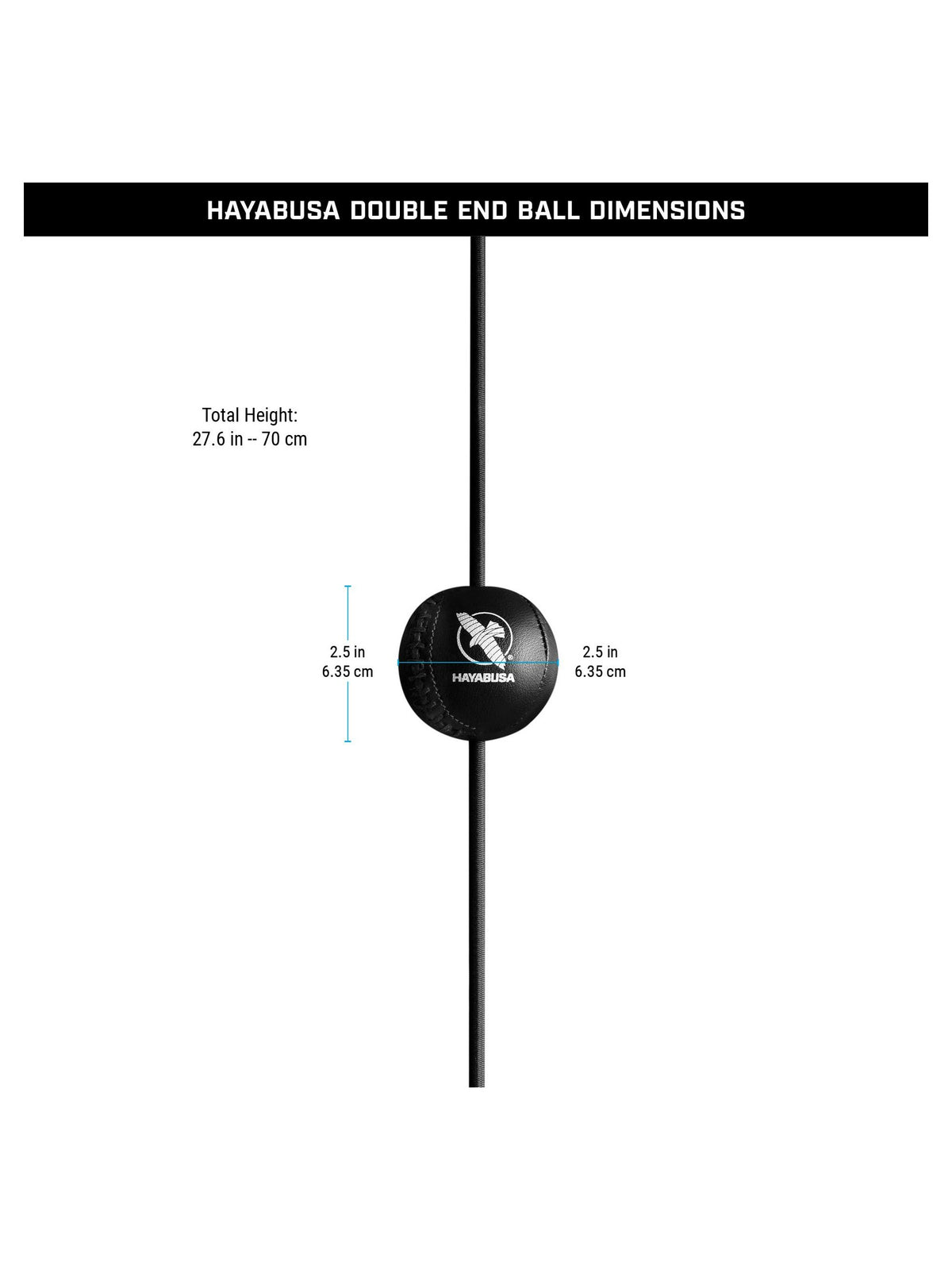 Hayabusa Double End Ball – Size Reference