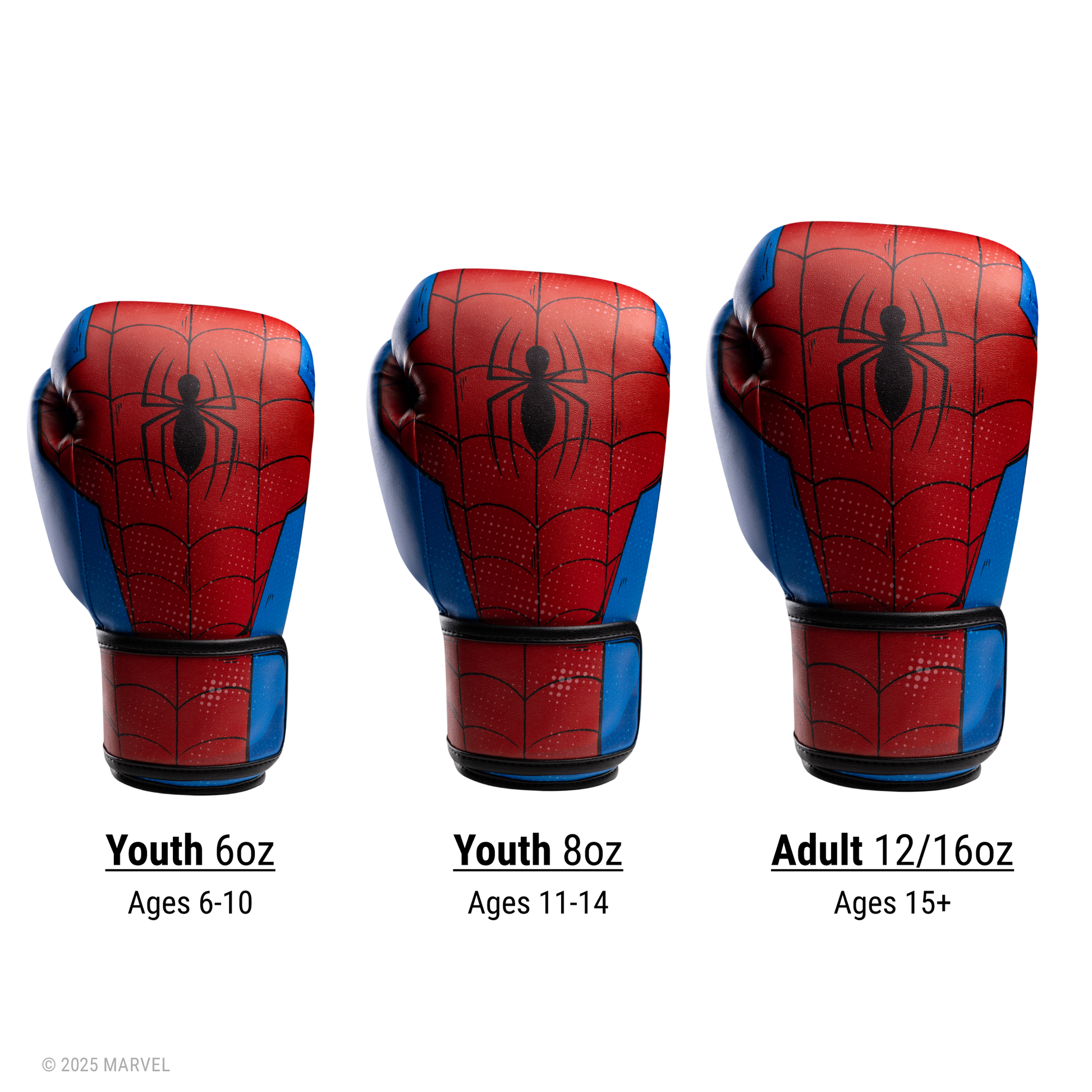Marvel's Classic Spider-Man Boxing Gloves - Youth & Adult