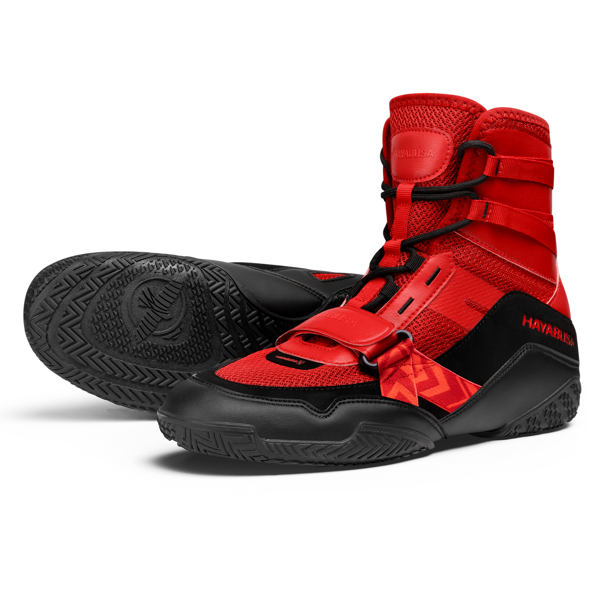 Hayabusa Strike Boxing Shoes - Red