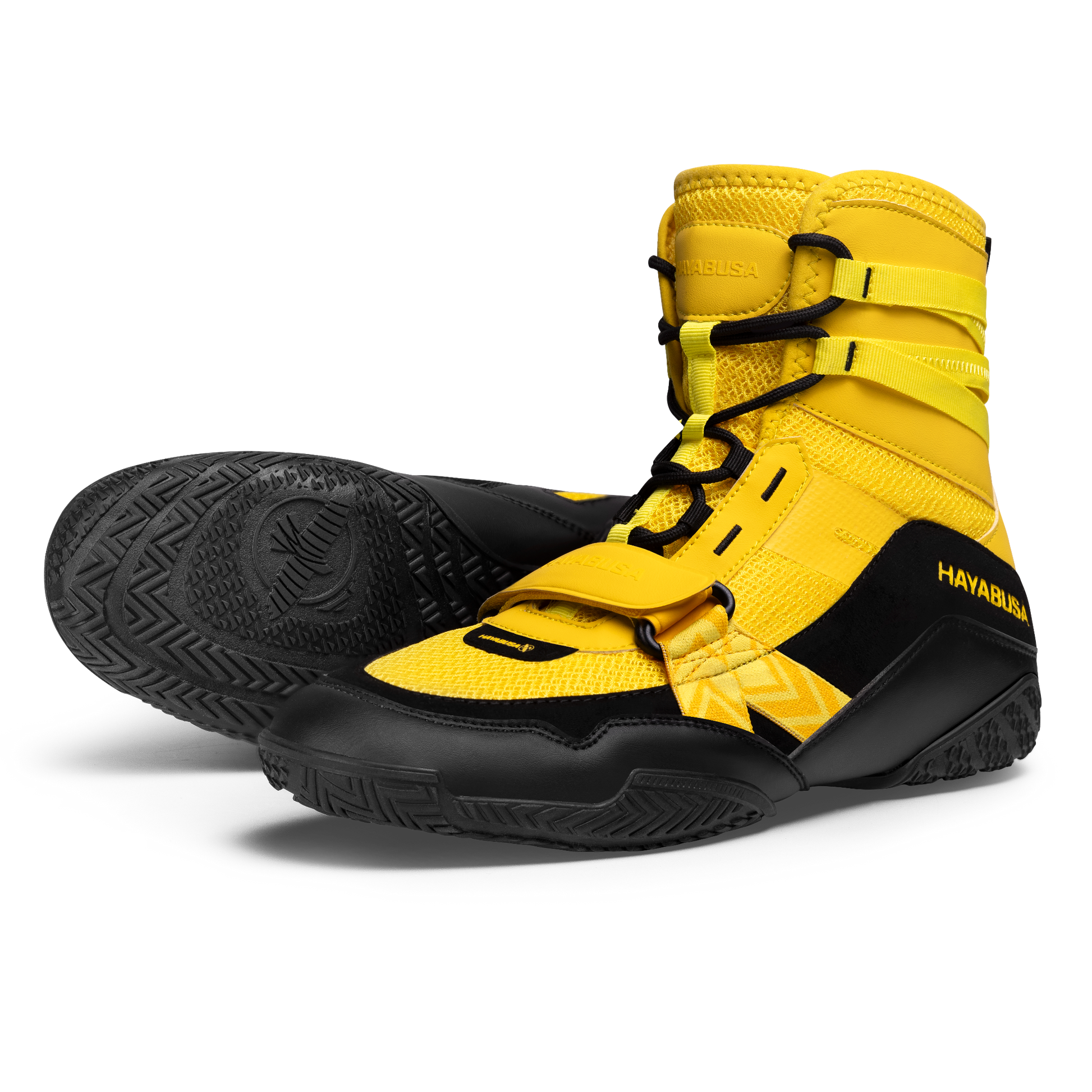 Hayabusa Strike Boxing Shoes - Yellow