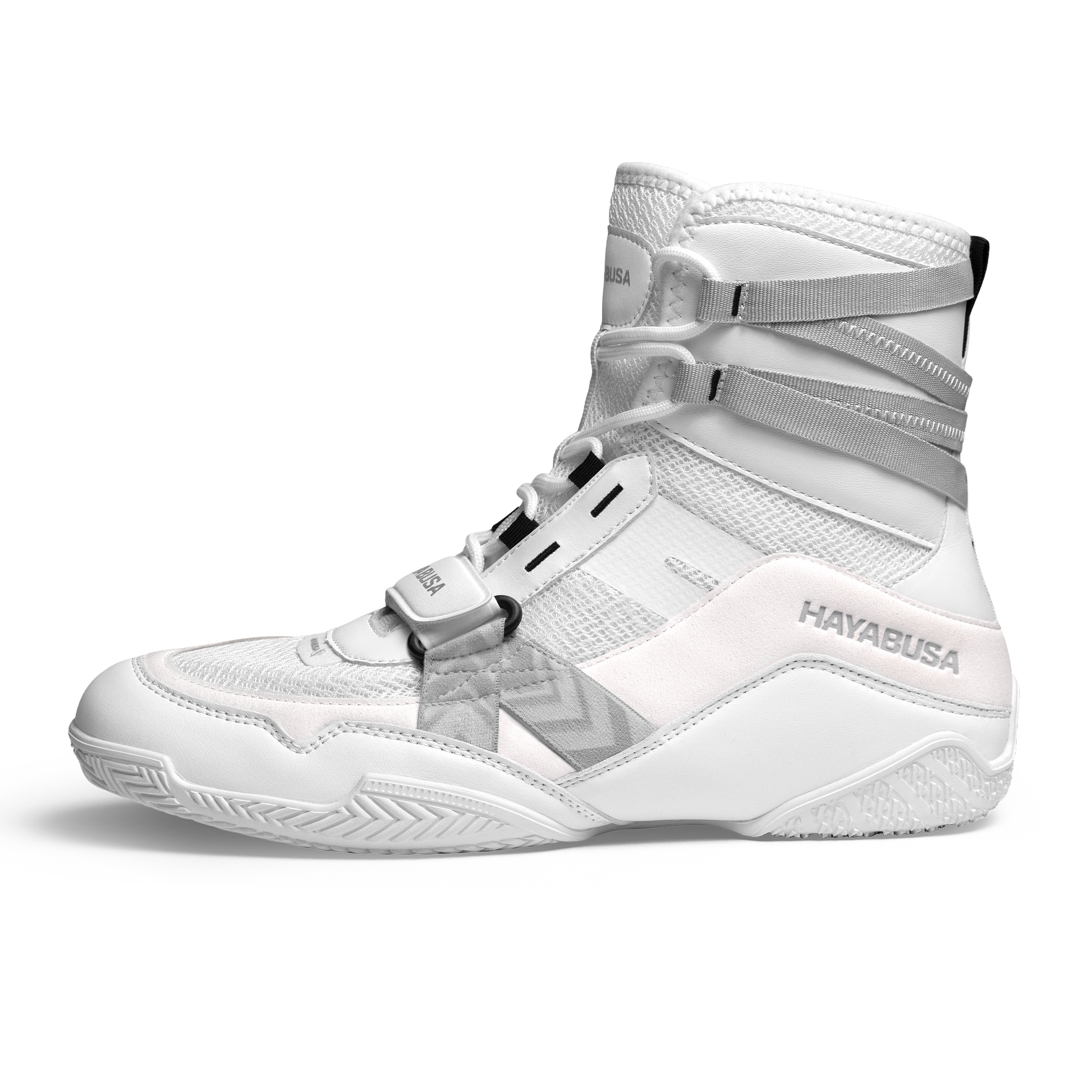 Hayabusa Strike Boxing Shoes - White Top