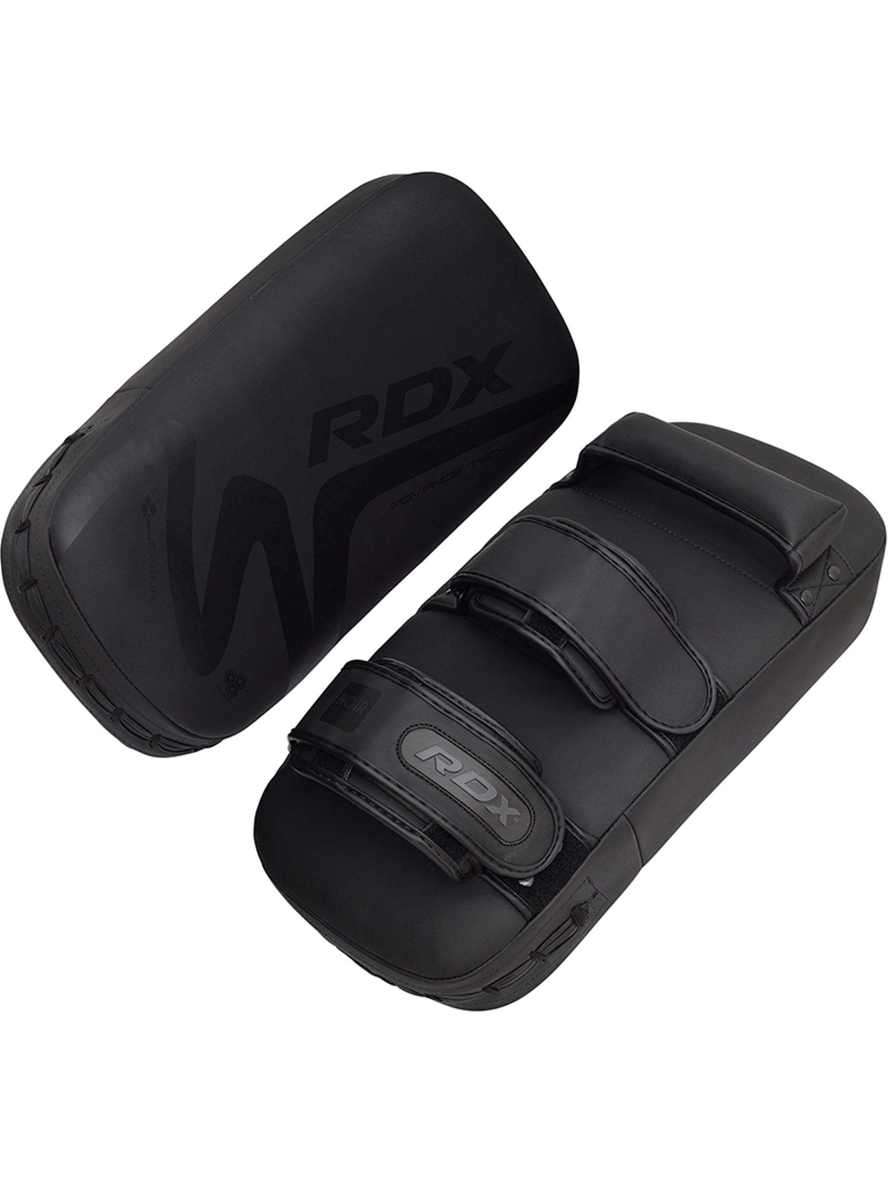 RDX T15 Noir Thai Pad - ConvEX Skin Muay Thai Kick Pad, Black