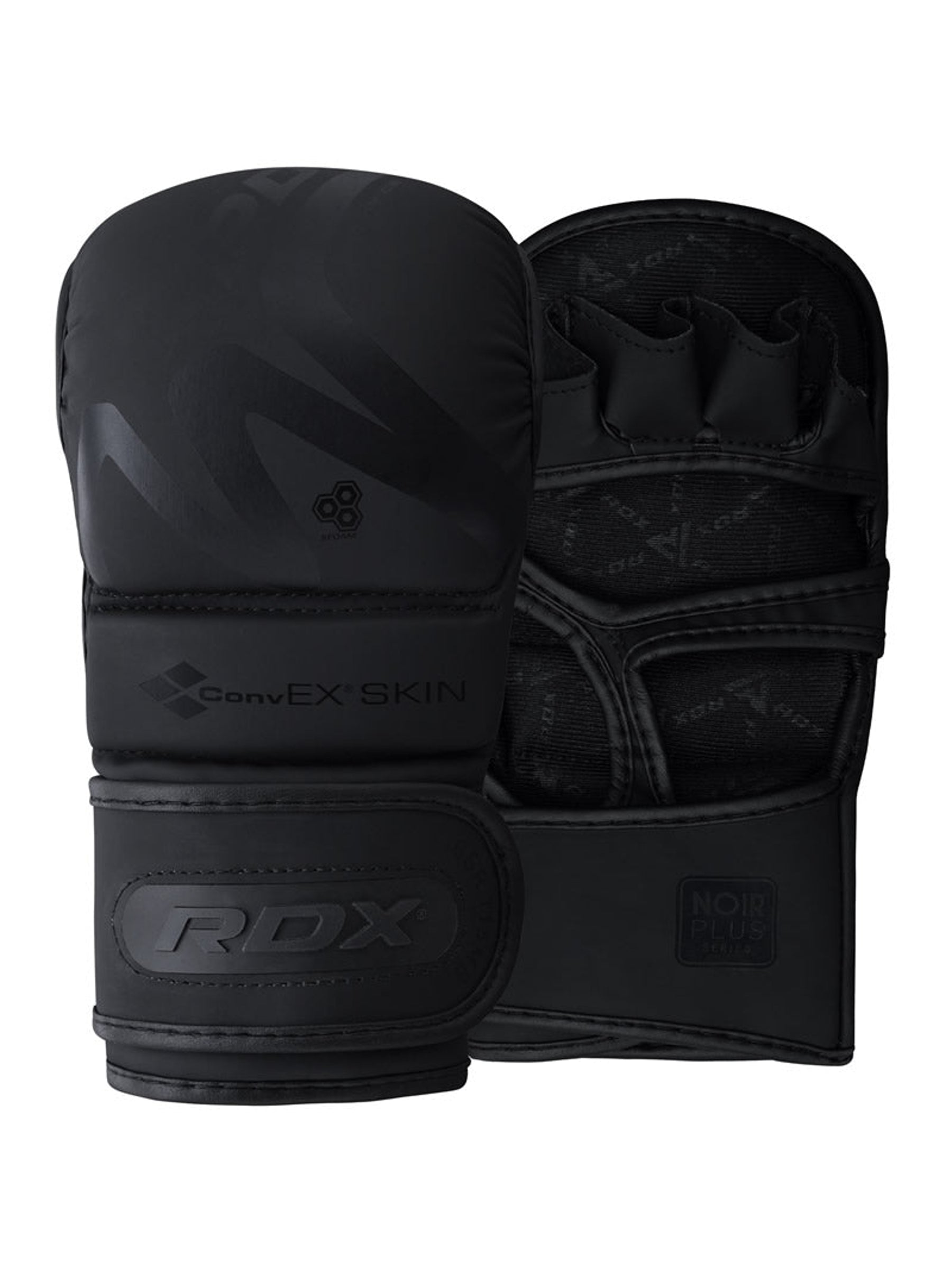 RDX T15 Noir MMA Sparring Gloves - Black