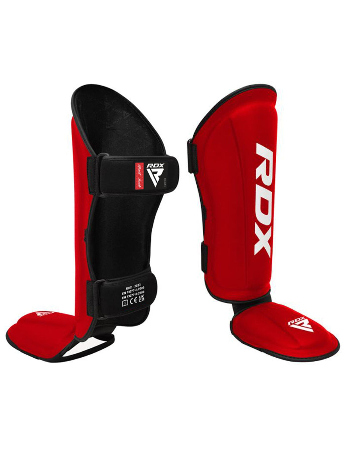 RDX T1 Shin Instep Guards – Red/White