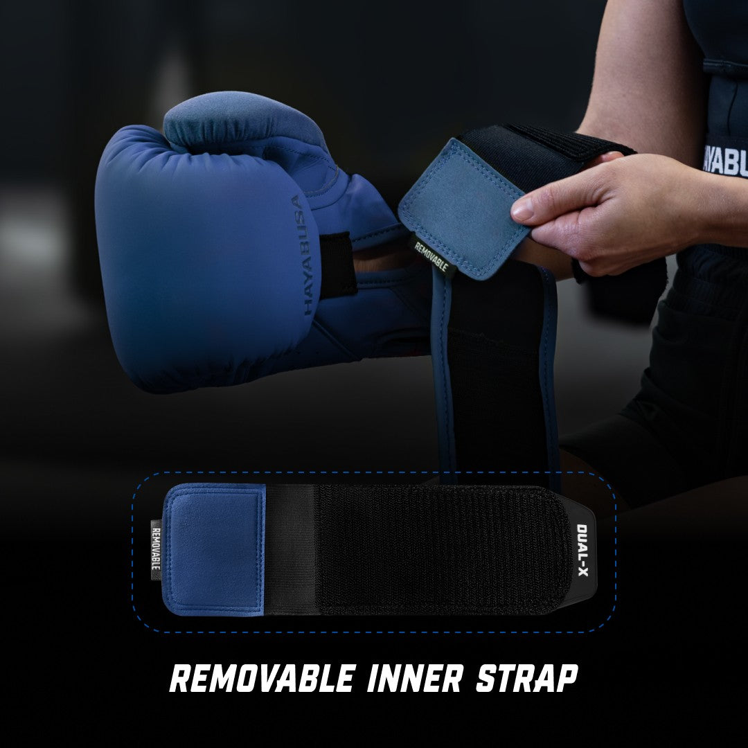 Hayabusa T360 Boxing Gloves - Blue Wrist